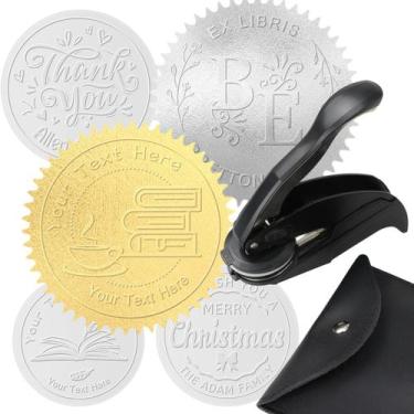 Imagem de Biblioteca personalizada personalizada de livros de fachada de carimbo