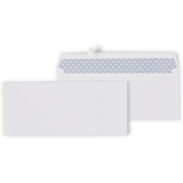 Imagem de Staples 787385 Easyclose Tinta de segurança #10 Envelope 4-1/8 polegadas X 9-1/2 polegadas Branco 500/Bx