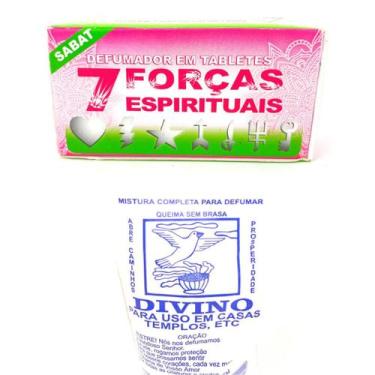 Imagem de Defumador Divino Mestre Sem Brasa Limpeza Forte 7 Forças Espirituais C