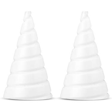 Imagem de 2 peças gabarito de enrolamento de bobina para jardinagem eletrocultural, gabarito de enrolamento de bobina de jardinagem fio de cobre antena gabarito de fio de cobre gabarito para jardins cultivo