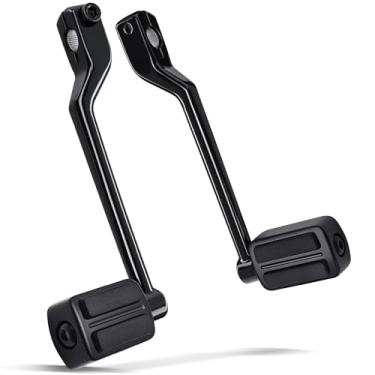 Imagem de Amazicha Pegs de alavanca de câmbio, aço inoxidável para salto e dedo do pé apto para Harley Touring Road Glide Street Glide Electra Glide 1988-later FL Softail 1986-later Tri Glide Trikes 2008-later