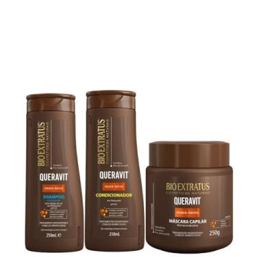 Imagem de Shampoo Hidratante, Cond, Masc Queravit 250ml - Bio Extratus