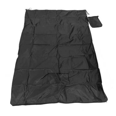 Imagem de AYNEFY Saco de Folhas para Trator de Gramado, Saco de Coleta de Folhas Com Design de Grande Capacidade Com Zíper Inferior de Resíduos de Jardim de Instalação Rápida Coletor de