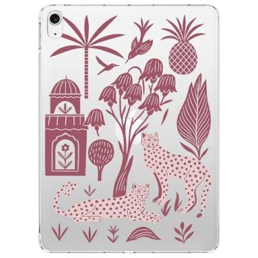 Imagem de VibrantFruitique Capa para iPad (A16) 11ª geração 2025 27.9 cm/10ª geração 2022 27.7 cm, linda guepardo animal, capa transparente transparente, fina, leve, antiarranhões, TPU (poliuretano