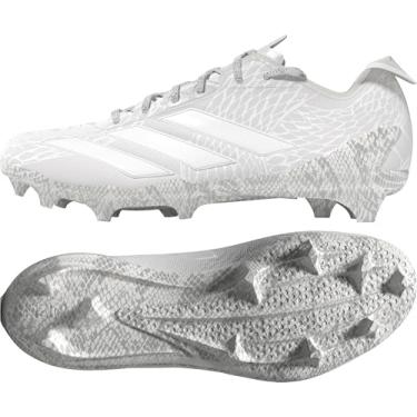 Imagem de adidas Tênis masculino Adizero Electric Chuteiras de futebol, branco/prata/branco, M4.0/W5.0