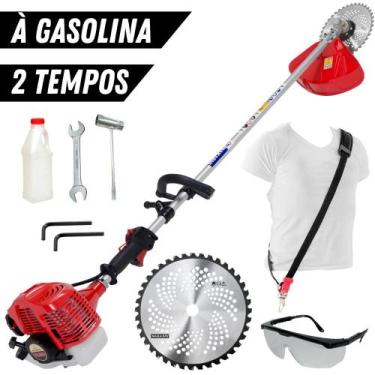 Imagem de Roçadeira Profissional Nakashi T262M á Gasolina Potente e Robusta Com 