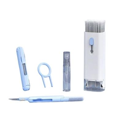 Imagem de Limpador de teclado para laptop, kit de limpeza de escova de teclado, espanador portátil de eletrônicos para detalhes de carro de computador, fones de ouvido, placas de circuito de telefone