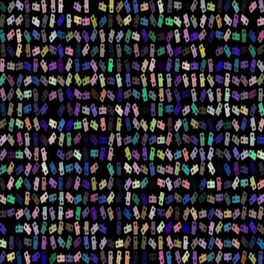 Imagem de Quadro Decorativo Game Pad Colorido Abstrato - Arte Moderna para Ambientes Jovens e Tecnológicos 40x40cm