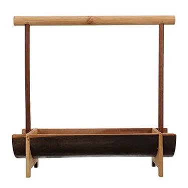 Imagem de Cesta portátil de bambu, cesta de frutas secas, prato de sushi, prato de salada, bandeja de sobremesa, cesta de servir Dim Sum, pratos de jantar