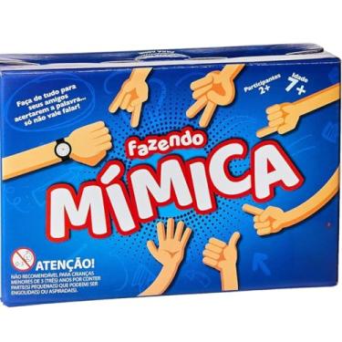 Imagem de Fazendo Mímica, Jogo de Tabuleiro Familiar, para 2 ou Mais Jogadores, com Cartas e Peões Coloridos, Idade 7+, Diversão e Interação Social