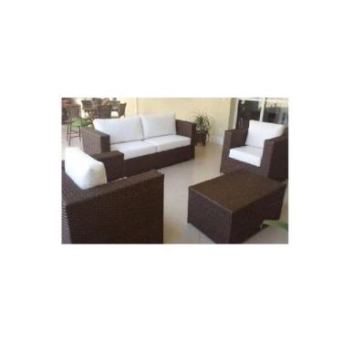 Imagem de Jogo De Sofa Quadrado Em Fibra Sintetica Direto De Fabrica - Sarah Móv