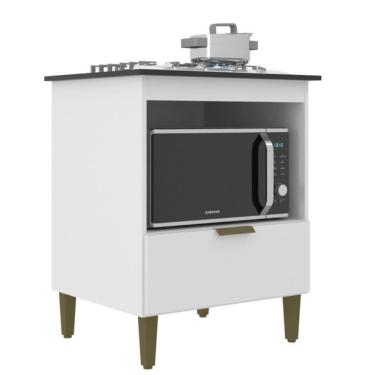 Imagem de Balcao para Cooktop 4 Bocas 1 Porta com Tampo 669 J Carvalho