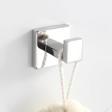 Imagem de Cabideiro De Banheiro Para Roupas Toalhas Aço Inox Cromado (Cromado)