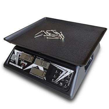 Imagem de Balança Contadora Ramuza 6kg/2g Bivolt Cristal Preta Sem Bateria