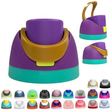 Imagem de Tampa de substituição para garrafa de água Owala Freesip, acessórios para Owala Free Sip, tampa superior de garrafa de água de um botão compatível com Owala Cup 473 ml, 680 g, 946 ml, 1,134 g, à prova