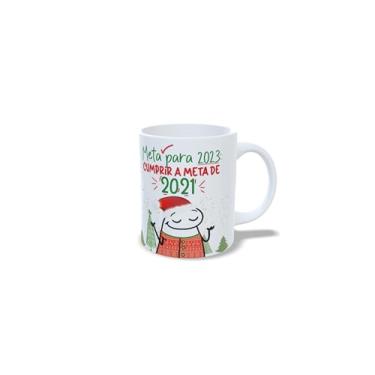 Imagem de Caneca de Cerâmica 325ml Tema Natal, Gente que Ama Panetone, Branca com Estampa Natalina (6)