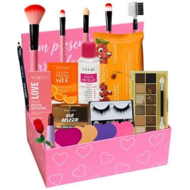 Imagem de Kit Maquiagem Completo Quite Maquiagens Baratas Profissional - Sagaro