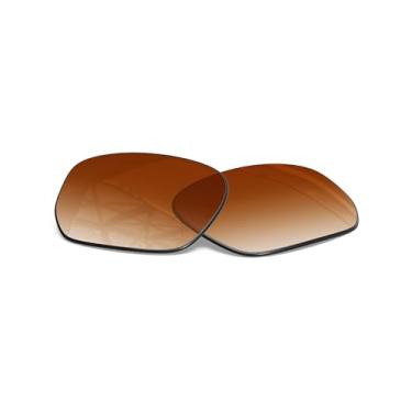 Imagem de SmartVLT Lentes de reposição masculinas para óculos de sol Oakley Style Switch - Mais opções, Marrom dégradé, Tamanho �nico