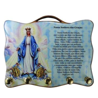 Imagem de Porta Chave Nossa Senhora das Graças - Mod 2 - SJO Artigos Religiosos