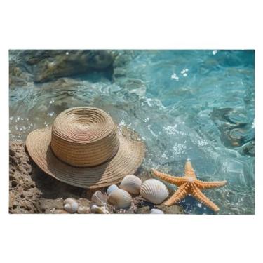 Imagem de Tapete de área 60 x 90 cm, macio, lavável, antiderrapante, com revestimento de borracha, para sala de estar, quarto, decoração de casa