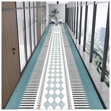 Imagem de SPXMQSS Tapetes de passadeira extralongos para corredor, lavável, antiderrapante, tapete de cozinha para entrada, quarto, sala de estar, corredor D 60 x 300 cm