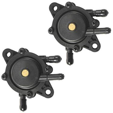 Imagem de HQRP Pacote com 2 bombas de combustível compatíveis com John Deere LG808656 M138498 M145667 substituição serve para 647 657 667 LA115 L120 L130 LA130 LA140 LA150 Z335E Z345M Z355E Z375R Cortador de