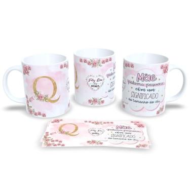 Imagem de Caneca Alfabeto dia das Mães Cada Letra é Um Carinho Para a Sua Mãe (Q)