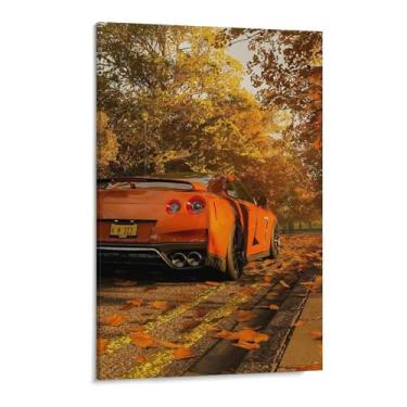 Imagem de HouLaiZhe Jdm Carro Esporte Outono Fallout Posters Tela Estética Decoração de Parede Pintura de Parede Impressões Sala de Galeria Decoração de Parede para Quarto Sala de Estar Escritório 11 x 17