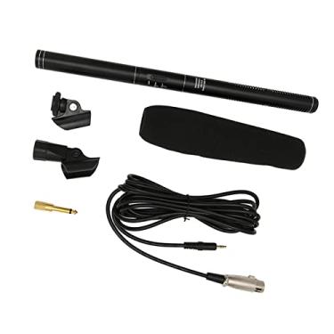 Imagem de Akozon Microfone Profissional para Entrevistas Com Fio - Liga de Alumínio, Redução de Ruído, Design Portátil Com Conector XLR para Jornalistas, Gravação Ao e Conferências