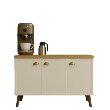 Imagem de Aparador Buffet Com Pés Retro(NATURE/PRETO)