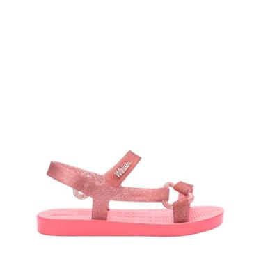Imagem de Mini Melissa Sun Downtown Baby Rosa Médio Glitter 35771-19