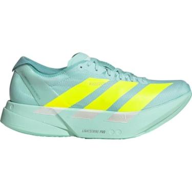 Imagem de adidas Tênis de corrida feminino Adizero Adios Pro 4, Branco/feixe laranja/vermelho lúcido, 40