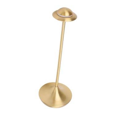 Imagem de Cryfokt Lâmpada de Mesa Sem Fio Regulável por Toque Recarregável Lâmpada LED Resistente à água Moderna de Cabeceira para Leitura e Iluminação Noturna