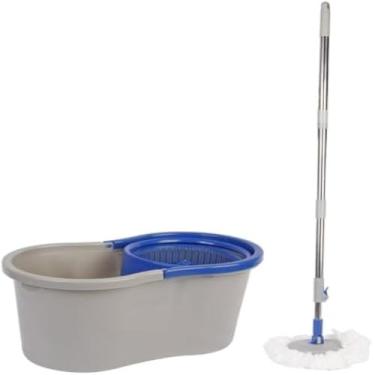 Imagem de Balde duplo de limpeza com rotacao, cabo retratil, eficiente, sortido.