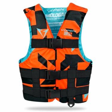 Imagem de Colete Salva Vidas Homologado Nylon VP22 Aquatic - VP22Q - Aquatic Vop