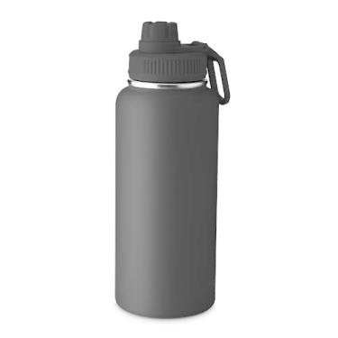 Imagem de GARRAFA Térmica Premium 960ml com Alça Ergonômica e Bico Resistente - Acabamento Preto Sofisticado