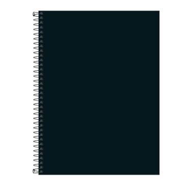 Imagem de Caderno Universitário Espiral Capa Dura 80 Folhas Preto