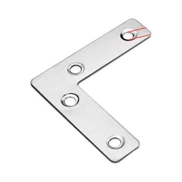 Imagem de Suportes De Prateleira Em Aço Inoxidável Tipo L Para Uso Pesado, 10 Pe