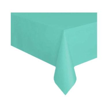 Imagem de Toalha De Mesa Plástica Descartável Cor Macaron Para Decorações De Cas