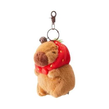 Imagem de Brinquedo De Pelúcia De Capivara Em Estilo Cartoon, Ornamento Suspenso