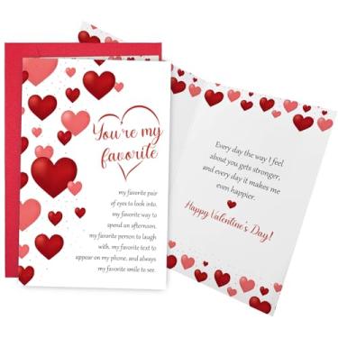 Imagem de Ogeby Cartão romântico de dia dos namorados para ele ela, poema cartão de dia dos namorados presentes para casais marido esposa namorado namorada, Every Day I Love You More