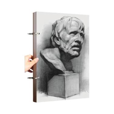 Imagem de Caderno De Desenho Profissional A4 A5 16K 32K 8K Com Folhas Soltas Par