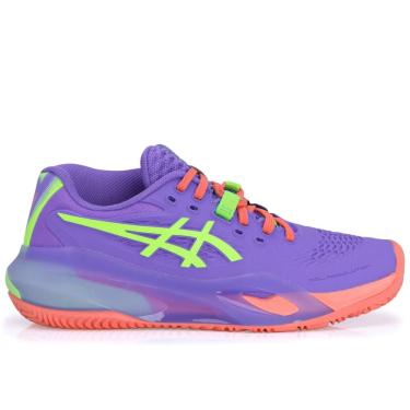 Imagem de Tênis Asics Gel Resolution X Padel Roxo e Verde-35