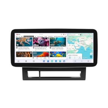 Imagem de JOYING Rádio automotivo para Toyota Tacoma 2005-2015, tela sensível ao toque QLED de 12,3 polegadas, Android 13, estéreo, 12 GB + 256 GB, unidade de cabeça plug and play com CarPlay e Android Auto