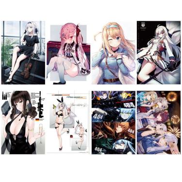 Imagem de Poster Girls Frontlines Anime Art 42 x 29 cm, papel, 8 unidades/lote