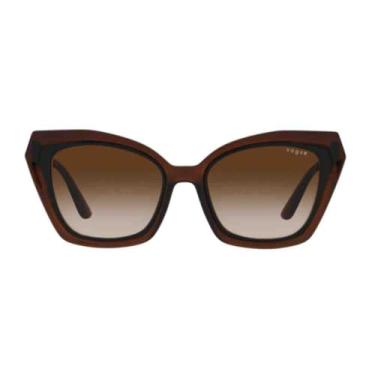 Imagem de Óculos de Sol Vogue Eyewear 0VO5505SL 255113 Tam 55 / Marrom - Lentes Marrom