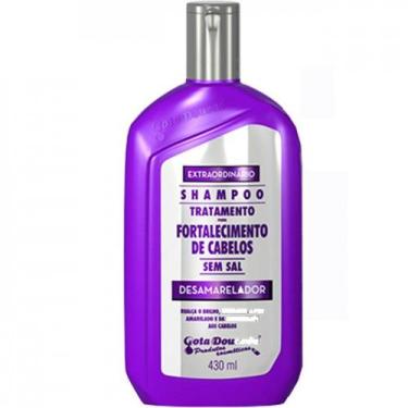 Imagem de Shampoo Gota Dourada Desamarelador 430ml - Efeito Platinado