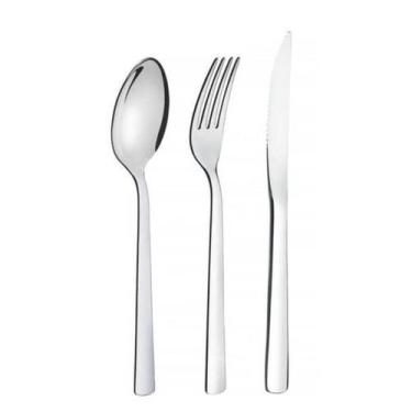 Imagem de Faqueiro Tramontina Oslo em Inox com Facas para Churrasco 72 Peças