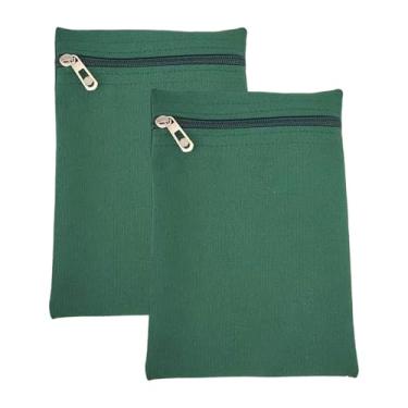 Imagem de CarpNettore 2x Bolso para celular com zíper, seguro, prático, leve e discreto, Dark Green L