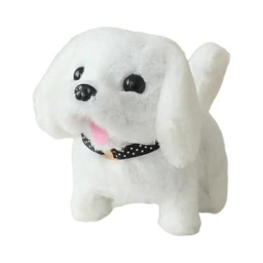 Imagem de Brinquedo De Cão Simulador De Caminhada Elétrico De Pelúcia Para Crian